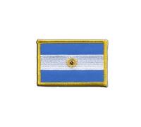Flaggenfritze Aufnäher Patch Flagge Argentinien - 8 x 6 cm