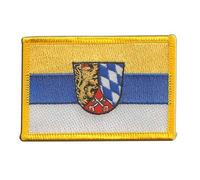 Aufnäher Patch Flagge Deutschland Oberpfalz - 8 x 6 cm