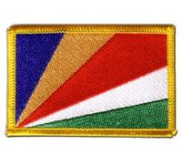 Flaggenfritze Aufnäher Patch Flagge Seychellen - 8 x 6 cm