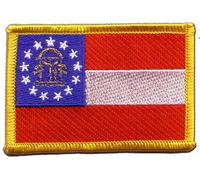 Aufnäher Patch Flagge USA Georgia - 8 x 6 cm
