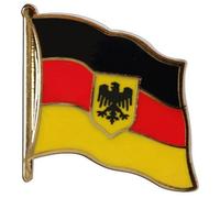 Flaggenfritze Flaggen-Pin/Anstecker Deutschland Dienstflagge vergoldet