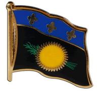 Flaggenfritze Flaggen-Pin/Anstecker Frankreich Guadeloupe