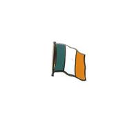 Flaggenfritze Flaggen-Pin/Anstecker Irland vergoldet