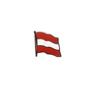 Flaggenfritze Flaggen-Pin/Anstecker Österreich vergoldet