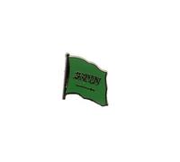 Flaggenfritze Flaggen-Pin/Anstecker Saudi Arabien vergoldet