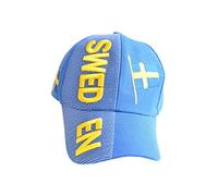 Flaggenfritze Kappe Motiv Schweden Fahne, Nation - Cap mit schwedischer Fahne