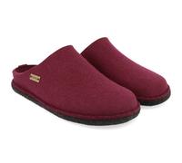 HAFLINGER Damen Herren Hausschuhe Pantoffeln Filz Flair Soft 311010, Größe:41 EU, Farbe:Rot