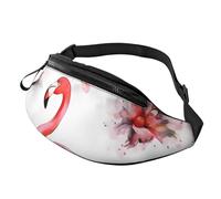 Flamingo-Gürteltasche für Herren und Damen, modisch, zum Laufen, wasserdicht, Crossbody-Tasche mit verstellbarem Riemen, Sport-Hüfttasche für Reisen