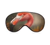 Flamingo-Schlafmaske, weich, bequem, Augenmaske mit verstellbarem Riemen, Augenschutz, Augenschatten für Männer und Frauen, Arbeit, Reisen