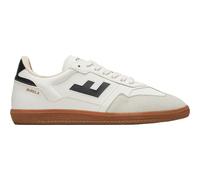 nachhaltige FLAMINGOS LIFE Burela Slim Damen und Herren City-Schuhe vegane Low-Top Sneaker Made in Portugal Vanille/Schwarz 39