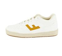 FLAMINGOS LIFE Damen Sneaker Retro 90s White Mustard Bicolor (eu_Footwear_Size_System, Adult, Numeric, medium, Numeric_36)