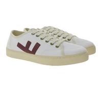 FLAMINGOS LIFE nachhaltige Alltags-Schuhe RANCHO WHITE BURGUNDY IVORY Weiß/Bordeaux-Rot 36