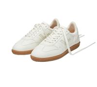 Sneaker FLAMINGOS LIFE "BURELA SLIM", Damen, Gr. 43, weiß (weiß gum), Synthetik, Textil, Schuhe Sneaker, veganer Sneaker, Obermaterial aus 70% Maisresten (92156565-43) weiß gum