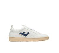 Sneaker FLAMINGOS LIFE "ROLAND V.10", Gr. 37, weiß (weiß indigo ivory), Synthetik, Textil, sportlich, Schuhe, veganer Sneaker, Obermaterial aus 70% Maisresten (67160229-37) weiß indigo ivory