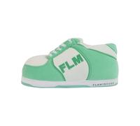 Flamingueo Sneakers - Hausschuhe für Damen, Hausschuhe für Herren, Winter, Unisex, Slippers Damen, rutschfest, Einheitsgröße 35-46 EU, grün, 35/46 EU Large