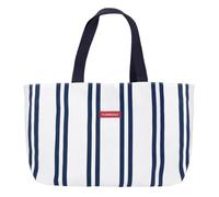 Flamingueo Tote Bag Damen - Strandtasche, Beach Bag, Shopper Tasche Damen, Handtasche, Travel Essentials, Einkaufstasche, 50 x 20 x 35 cm, Gelb, Marine gestreift
