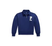 Flammgarn-Fleece-Pullover mit „P“-Logo L Blue