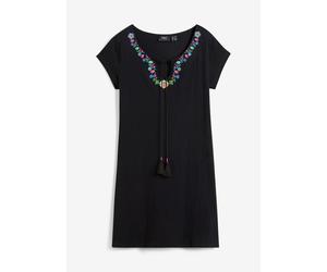 Flammgarn-Jerseykleid aus reiner Baumwolle 40/42 (M)