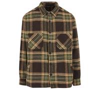Flanellhemd 2Y PREMIUM "2Y Premium 2Y Premium Woven Hemden", Herren, Gr. S, US-Größen, braun, 50% Polyester, 50% Wolle, Hemden (36583937-S) braun