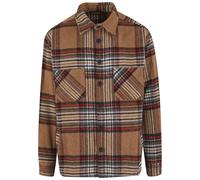 Flanellhemd 2Y PREMIUM "2Y Premium 2Y Premium Woven Shirt", Herren, Gr. S, US-Größen, braun (beige), 50% Wolle, 50% Polyester, Hemden (70569330-S) beige