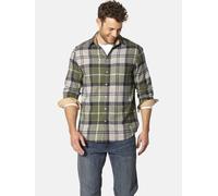 Flanellhemd BABISTA "Hemd COTELLI", Herren, Gr. XXL, weit, grün (khaki kariert), Obermaterial: 100% Baumwolle CO., Hemden (52989321-XXL) khaki kariert