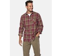 BABISTA Regular Fit Flanellhemd dunkelrot, Kariert