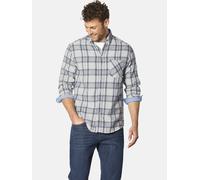 Flanellhemd BABISTA "Hemd TIRAMUSSI", Herren, Gr. XXL, weit, blau (blau kariert), Obermaterial: 100% Baumwolle CO., Hemden (49854956-XXL) blau kariert