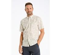 Flanellhemd BISON "BISON Freizeithemd", Herren, Gr. L, Normalgrößen, beige (sand), Obermaterial: 100% Baumwolle, Hemden (32931922-L) sand