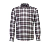 Flanellhemd BISON "BISON Freizeithemd", Herren, Gr. L, Normalgrößen, rot (dk bordeaux), Obermaterial: 100% Baumwolle, Hemden (85982246-L) dk bordeaux