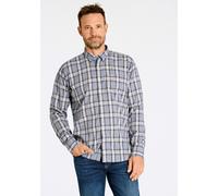 Flanellhemd BISON "BISON Freizeithemd", Herren, Gr. XXL, Normalgrößen, blau, Obermaterial: 100% Baumwolle, Hemden (31395037-XXL) blau