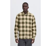 Flanellhemd BLEND "BHBuster", Herren, Gr. XL, US-Größen, forest night, Flanell, 100% Baumwolle, kariert, Basic, Basic normal, ohne Ausschnitt, mit Knopf, Hemden, Lässiges kariertes Langarmhemd im Baum