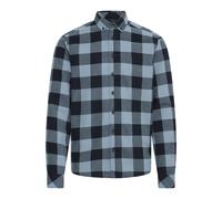 Flanellhemd BLEND "Flanellhemd BHBuster", Herren, Gr. M, N-Gr, blau (salute), Obermaterial: 100% Baumwolle CO., Hemden (89080012-M) salute