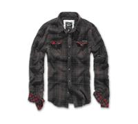 Flanellhemd BRANDIT "Brandit Herren Duncan Checked Shirt", Herren, Gr. M, US-Größen, braun, 100% Baumwolle, normal, Hemden (73152808-M) braun