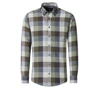 Flanellhemd CASAMODA "CASAMODA Flanellhemd kariert", Herren, Gr. S, Normalgrößen, grün, 100% Baumwolle, kariert, lässig geschnitten, Hemden (40246135-S) grün