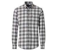 Flanellhemd CASAMODA "CASAMODA Flanellhemd kariert", Herren, Gr. XXL, Normalgrößen, grau, Hemden (97020920-XXL) grau