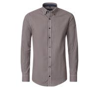 Flanellhemd CASAMODA "CASAMODA Flanellhemd Print", Herren, Gr. XL, Normalgrößen, braun, 100% Baumwolle, bedruckt, lässig geschnitten, Hemden (72173208-XL) braun