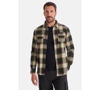 Flanellhemd HERO BY JOHN MEDOOX "HARRY Karohemd", Herren, Gr. M, US-Größen, grün (grün check), Flanell, 100% Baumwolle, regular fit, Hemden, Regular Fit Casual Funktionsmaterial für Herren (13950969-M