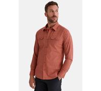 Flanellhemd HERO BY JOHN MEDOOX "HARRY Langarmhemd", Herren, Gr. 3XL, US-Größen, orange square, Stoff, 60% Baumwolle, 40% Polyester, regular fit, Hemden (24708917-XXXL) orange square