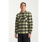 Jack Wolfskin Baja Flannel Shirt Men Flanellhemd Herren XL checks CHECK lemon ice
