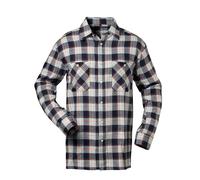 Flanellhemd lang 100% Baumwolle