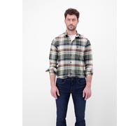 LERROS Modisches Karohemd aus Flanell - Broken White XXXL