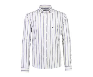 Flanellhemd LINDBERGH "Freizeithemd Regular Fit", Herren, Gr. M, Normalgrößen, blau, Obermaterial: 100% Baumwolle, Hemden (83031113-M) blau