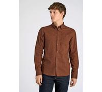 Flanellhemd LINDBERGH "Freizeithemd Relaxed Fit", Herren, Gr. 3XL, Normalgrößen, braun (dk braun), Obermaterial: 100% Baumwolle, Hemden (42239852-XXXL) dk braun