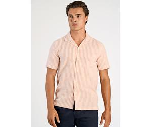 Flanellhemd LINDBERGH "Freizeithemd Relaxed Fit", Herren, Gr. XL, Normalgrößen, baked rose, Obermaterial: 98% Baumwolle, 2% Elasthan, Hemden (32316459-XL) baked rose