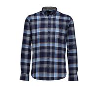 Flanellhemd LINDBERGH "Freizeithemd Relaxed Fit", Herren, Gr. XXL, Normalgrößen, blau (navy), Obermaterial: 100% Baumwolle, Hemden (44537219-XXL) navy