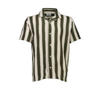 Flanellhemd LINDBERGH "Lindbergh Freizeithemd", Herren, Gr. L, Normalgrößen, grün (dk khaki), Obermaterial: 55% Baumwolle, 45% Polyester, Hemden (13164840-L) dk khaki