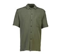 Flanellhemd LINDBERGH "Lindbergh Freizeithemd", Herren, Gr. S, Normalgrößen, grün (dk khaki), Obermaterial: 100% Baumwolle, Hemden (91256522-S) dk khaki