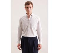 Seidensticker Flanellhemd Herren Regular Fit Baumwolle beige, 39