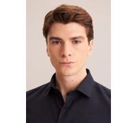 Seidensticker Flanellhemd Herren Slim Fit Baumwolle blau, 43