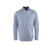 Flanellhemd STOOKER MEN "HARLEY Hemd Langarm Regular Fit", Herren, Gr. XL, US-Größen, grau (check sky grau), Web, 100% Baumwolle, regular fit, Hemden, Langarm Hemd Regular Fit für Herren (29266219-XL)